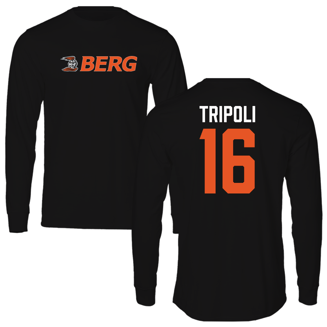 Heidelberg University Soccer Black Long Sleeve - #16 Jake Tripoli