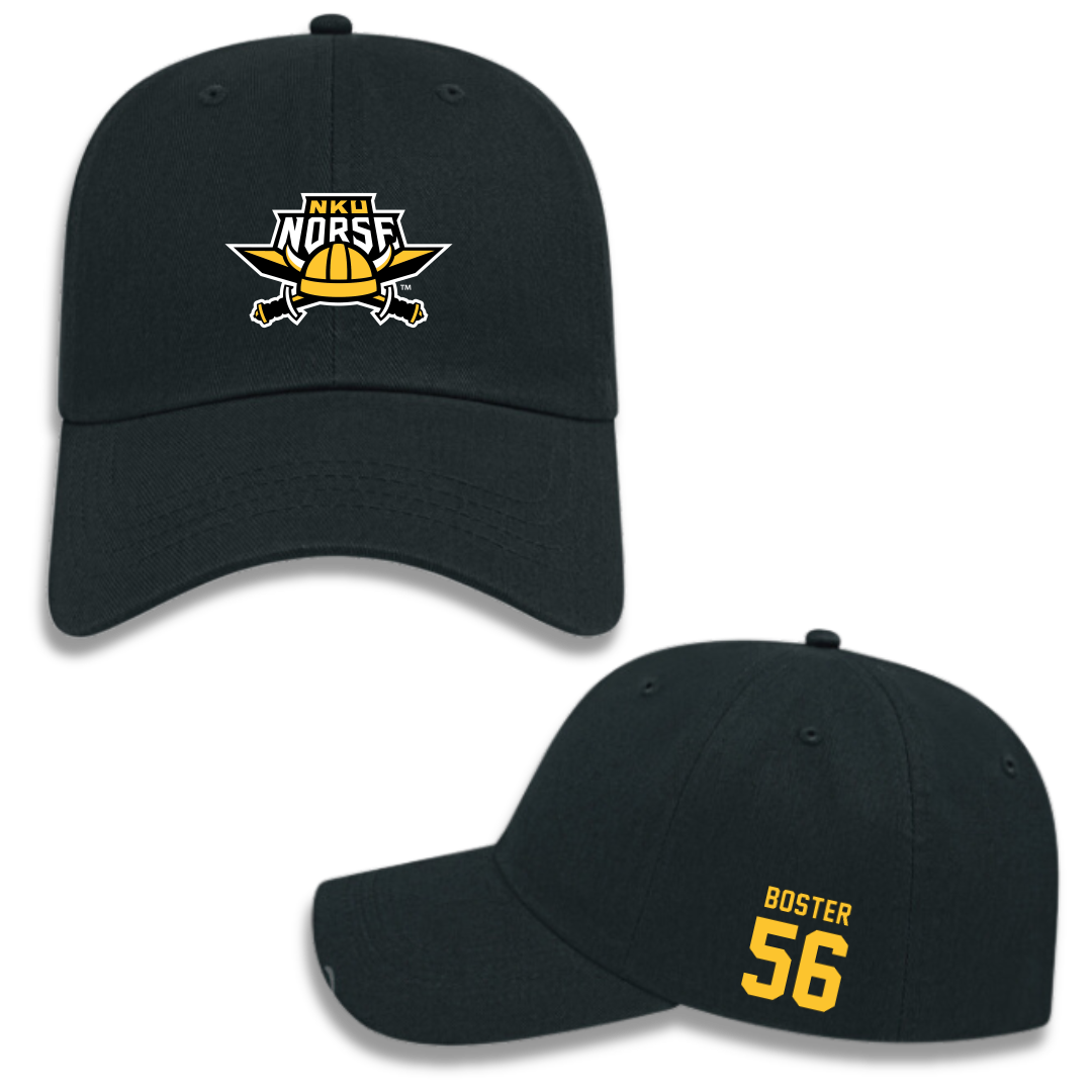 Northern Kentucky University Baseball Black Hat - #56 Aaron Boster