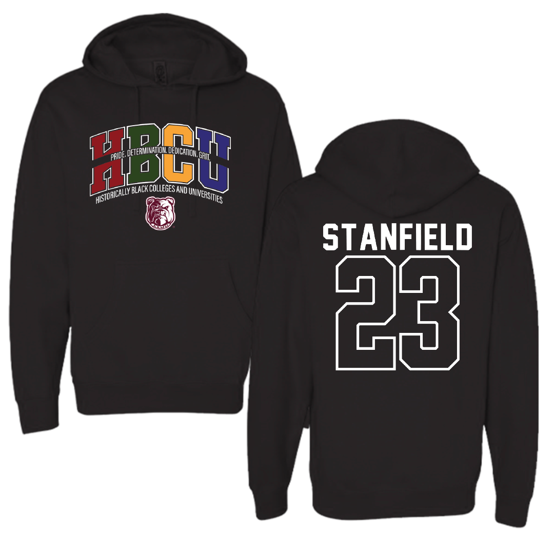 Alabama A&M University Baseball Black HBCU Hoodie - #23 Kamren-Jakob Stanfield
