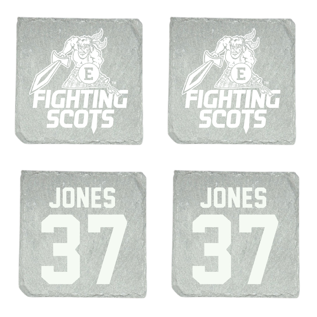 PennWest Edinboro Football Stone Coaster (4 Pack)  - #37 Amari Jones