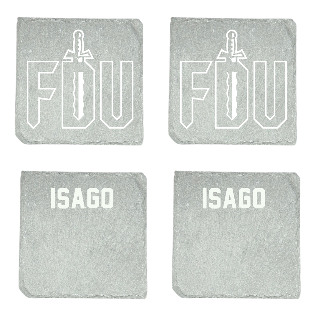 Fairleigh Dickinson University-Metropolitan Campus Tennis Stone Coaster (4 Pack)  - Namie Isago