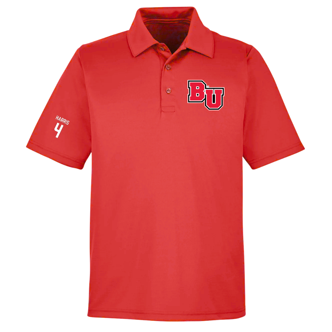 Biola University Basketball (M) Red Polo - #4 Chris Harris