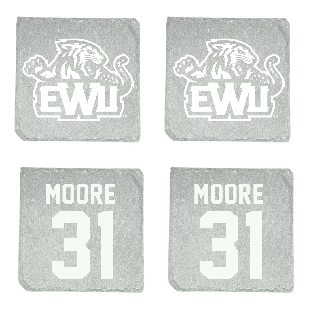 Edward Waters University Football Stone Coaster (4 Pack)  - #31 Kalib Moore