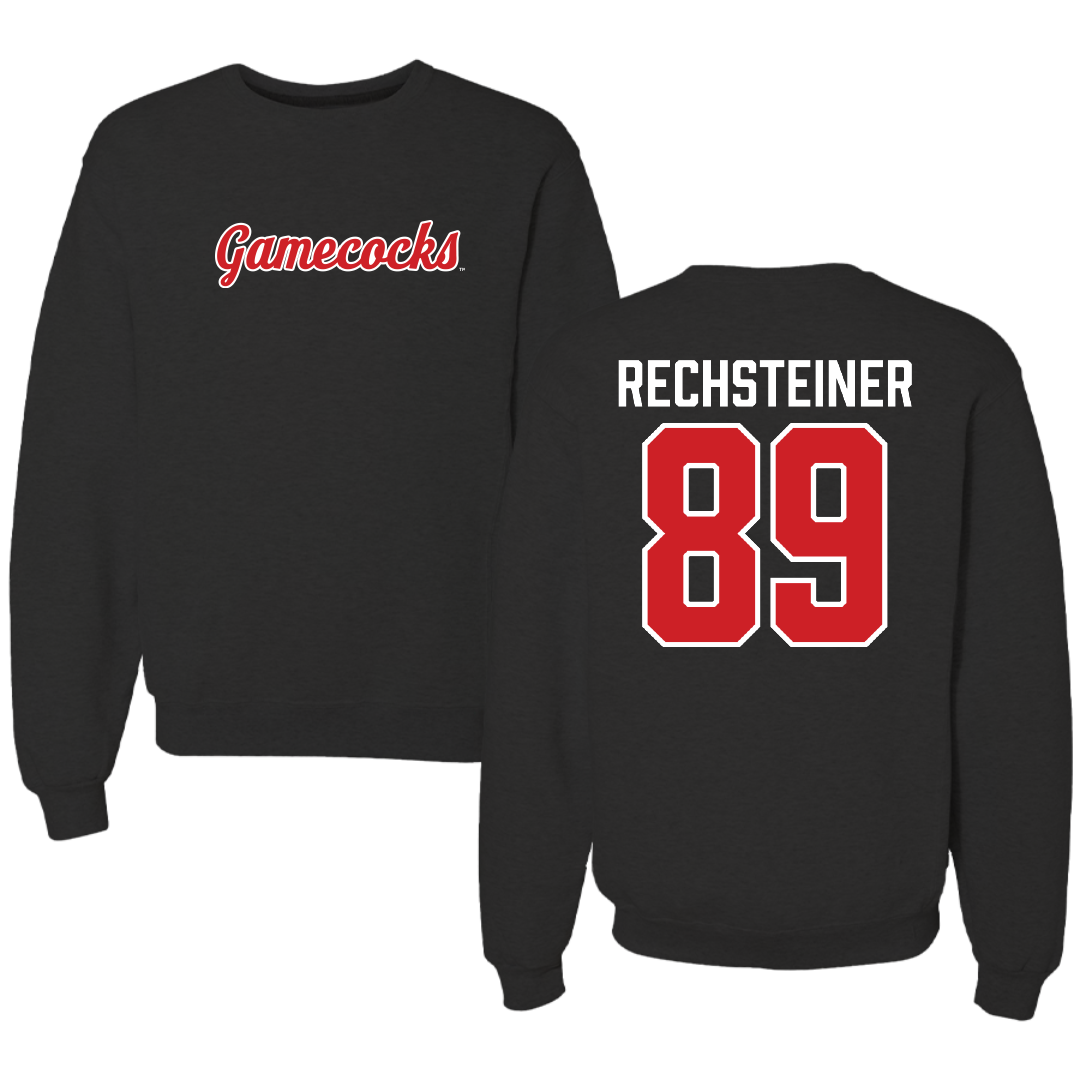 Jacksonville State University Football Black Crewneck - #89 Brock Rechsteiner