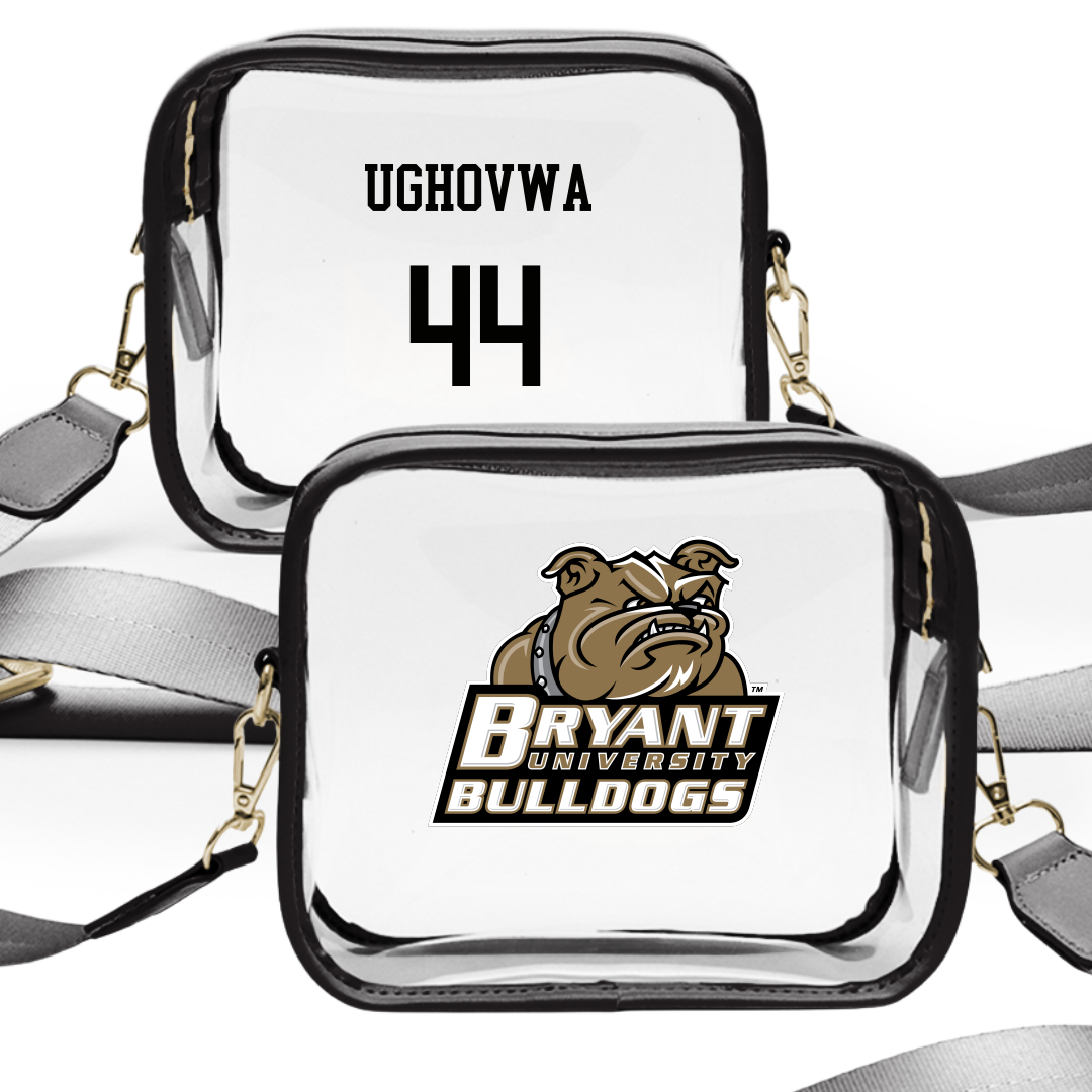 Bryant University Football Black Clear Stadium Bag - #44 Nathan Ughovwa