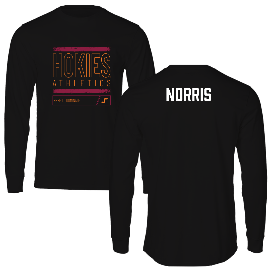 Virginia Tech Dance Black Dominate Long Sleeve - Brookelyn Norris