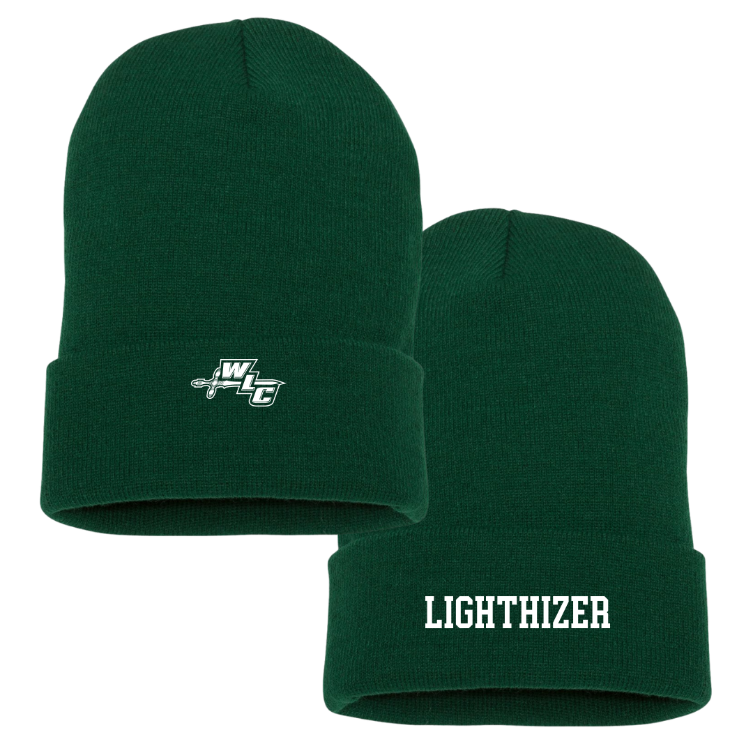 Wisconsin Lutheran College Softball University Green Beanie - #14 Emma Lighthizer
