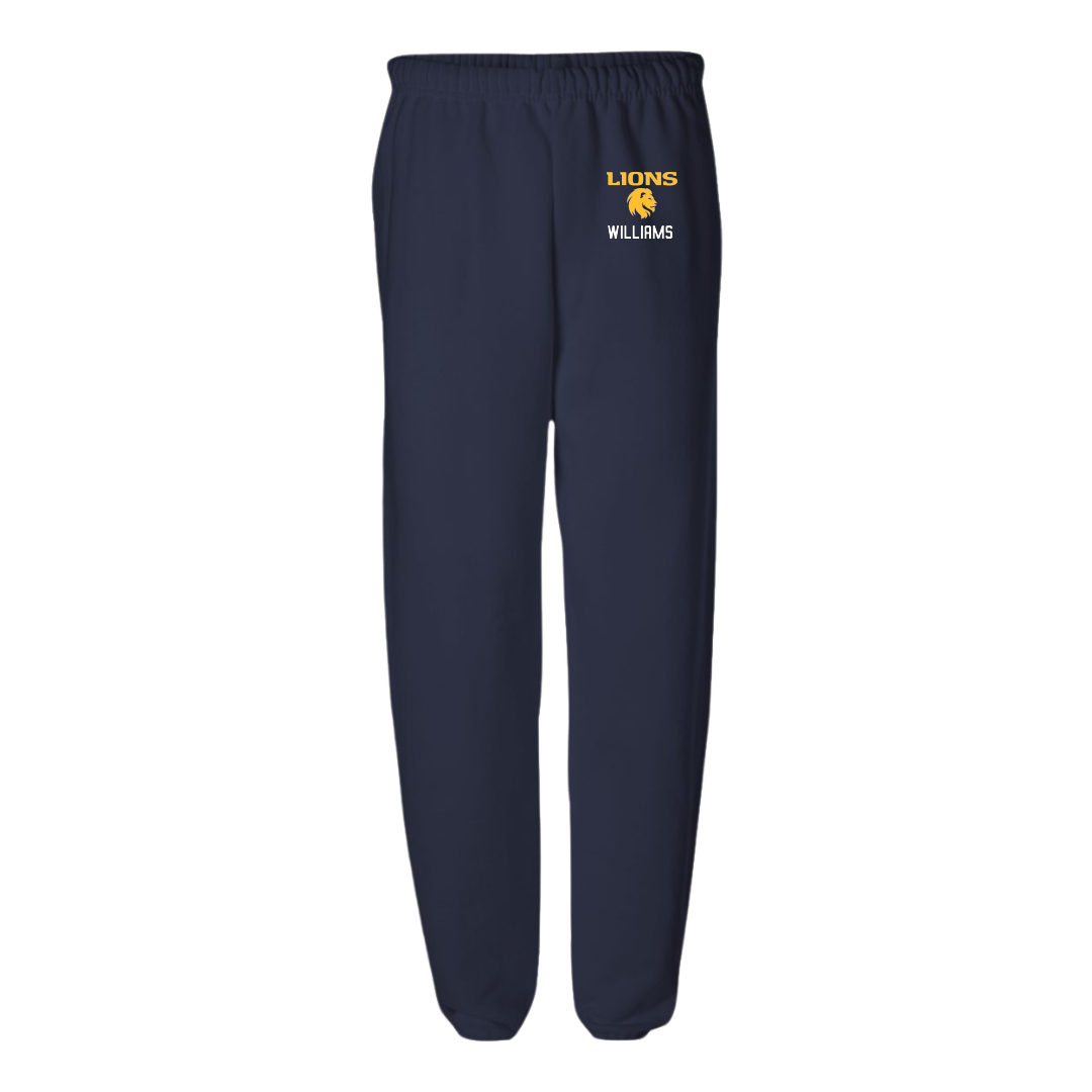East Texas A&M University Football Navy Sweatpants - #15 Cinque Williams