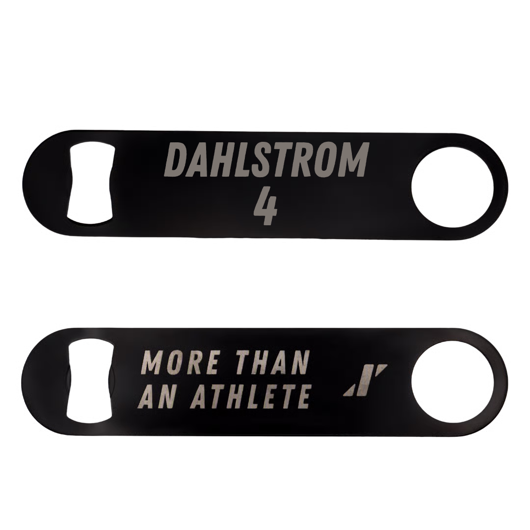 Softball Black Bottle Opener - #4 Kaytee Dahlstrom