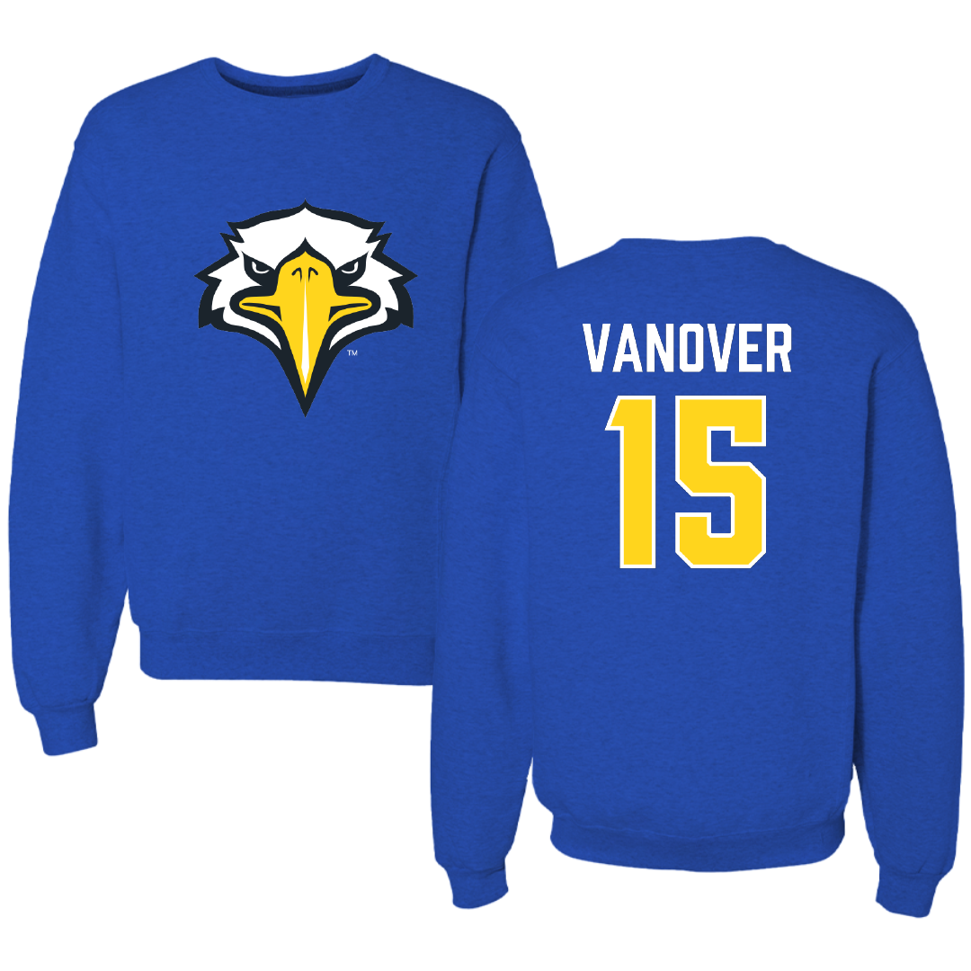 Morehead State University Baseball Blue Crewneck - #15 Jacob Vanover