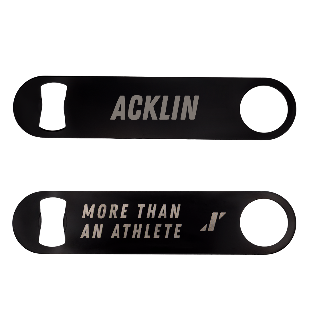 Appalachian State University Wrestling Black Bottle Opener - Drake Acklin