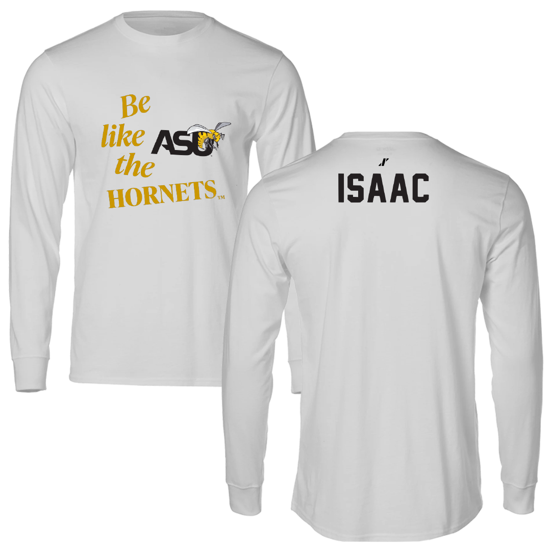 Alabama State University TF and XC Light Gray Be Like Us Performance Long Sleeve - Kirsten Isaac