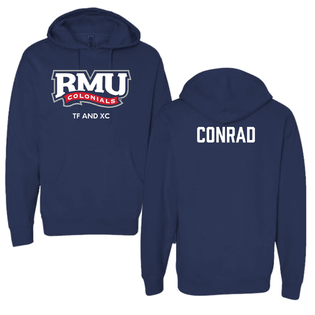 Robert Morris University TF and XC Navy Hoodie - Madison Conrad