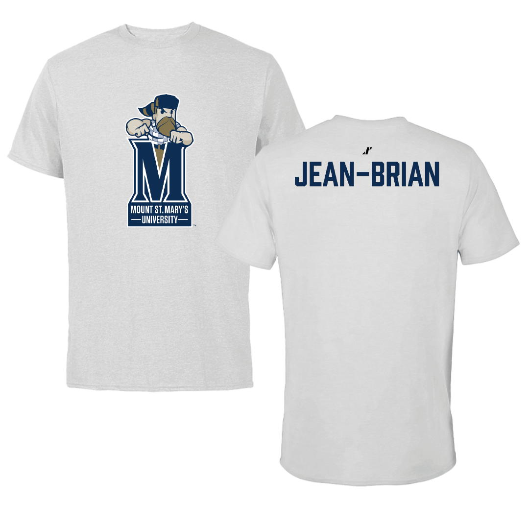 Mount St. Mary's University TF and XC Light Gray Performance Tee - Maurice Jean-Brian