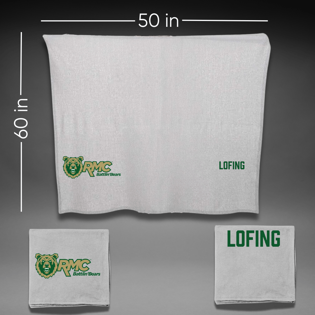 Rocky Mountain College Golf (M) Gray Blanket - Chase Lofing