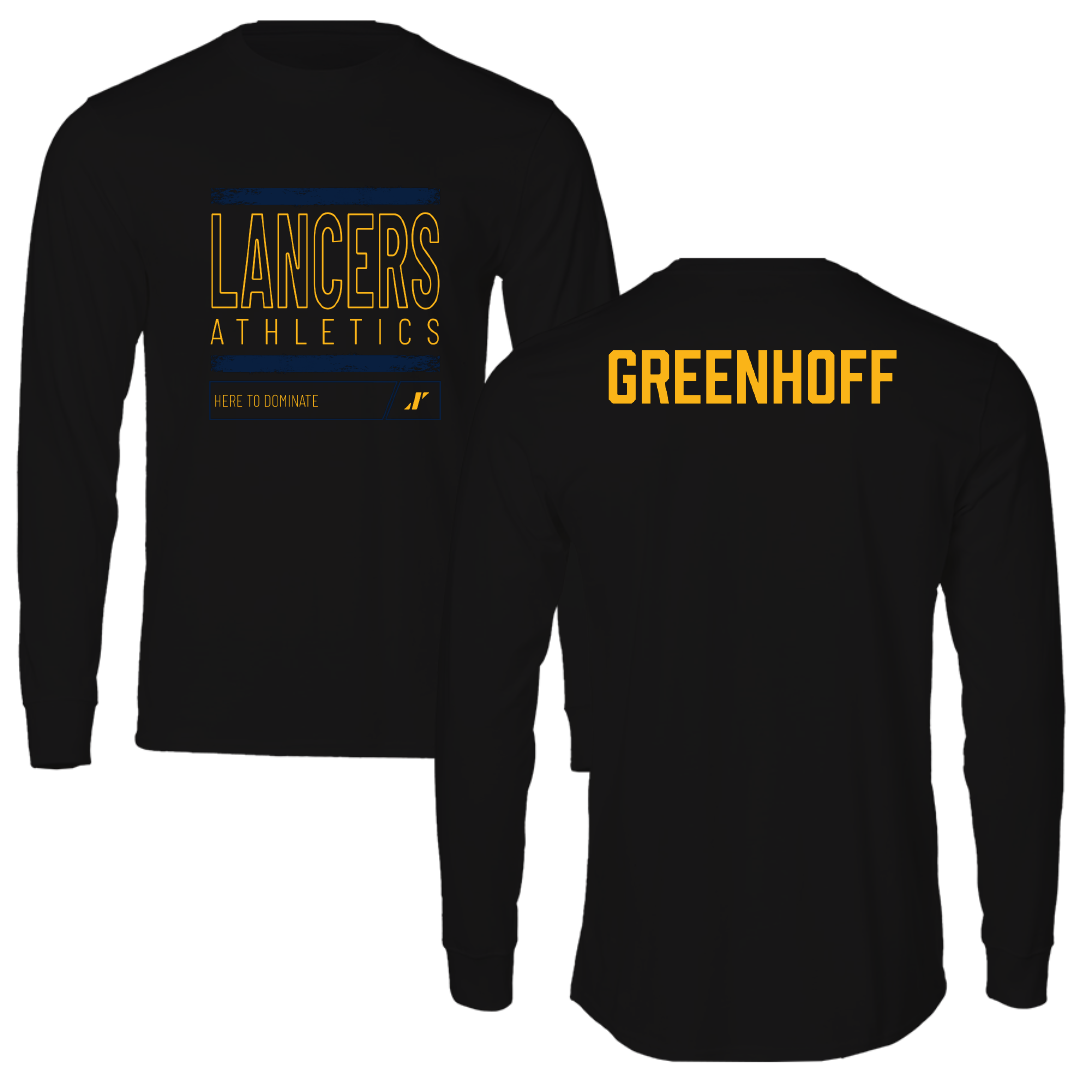 Mount Marty University Golf Black Dominate Performance Long Sleeve - Abigail Greenhoff