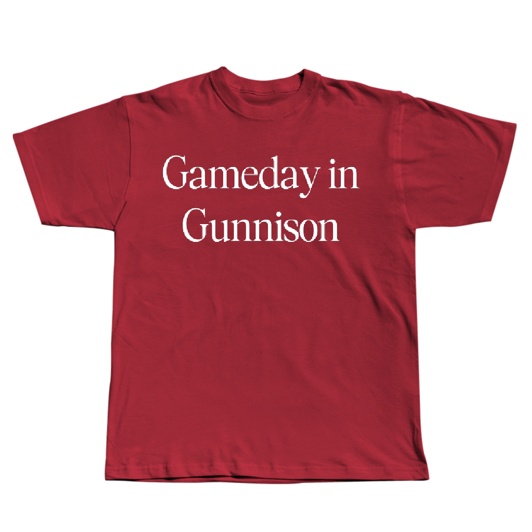 Western Colorado University Basketball (W) Crimson Gameday Tee - #22 Alyssa Eckroth