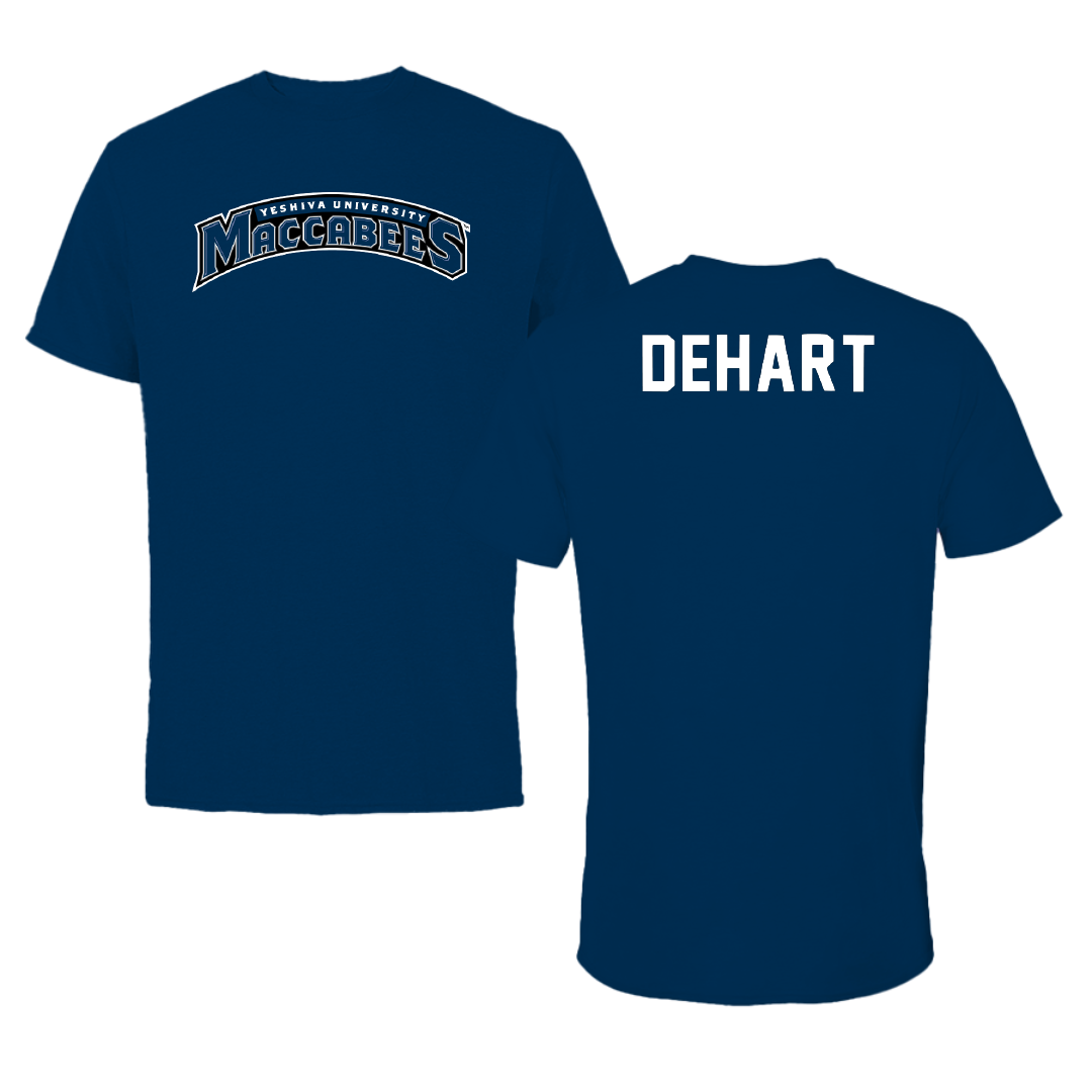 Yeshiva University Fencing Navy Tee - Emmit DeHart