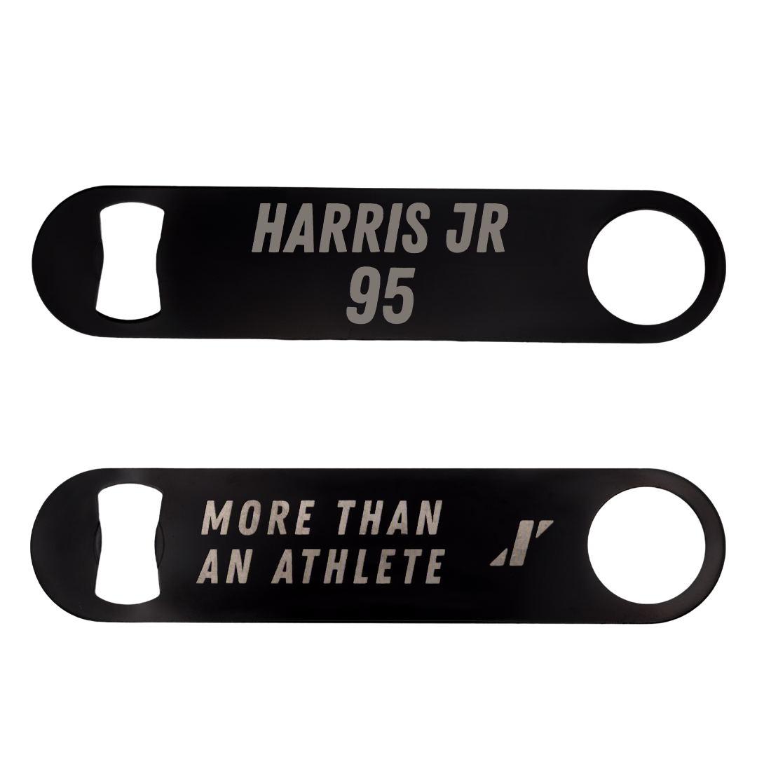 Alabama State University Football Black Bottle Opener - #95 Cornell Harris Jr