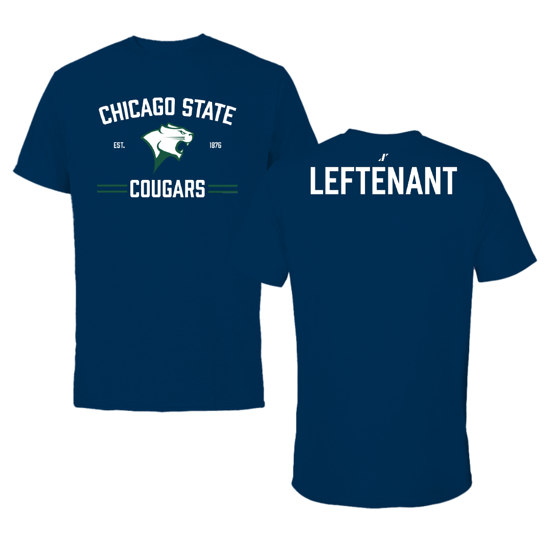 Chicago State University TF and XC Navy Tee - Brycen Leftenant
