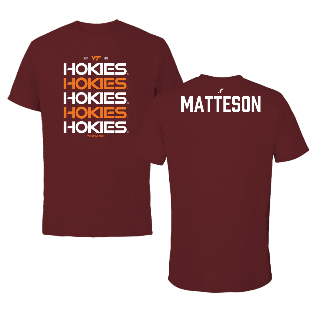 Virginia Tech Dance Maroon General Tee - Katelyn Matteson