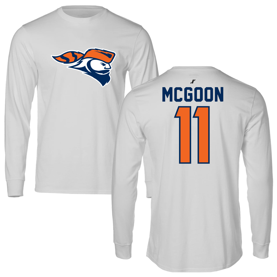 Carroll University Lacrosse Light Gray Long Sleeve - #11 Sam McGoon