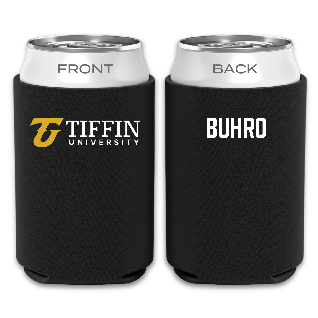 Tiffin University TF and XC Black Can Cooler - Hayden Buhro