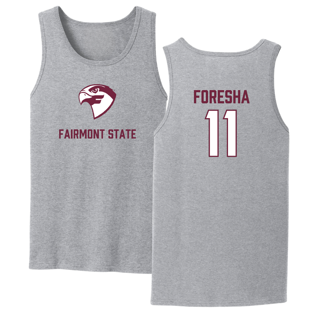 Fairmont State University Softball Sport Gray Tank Top - #11 Alexa Foresha