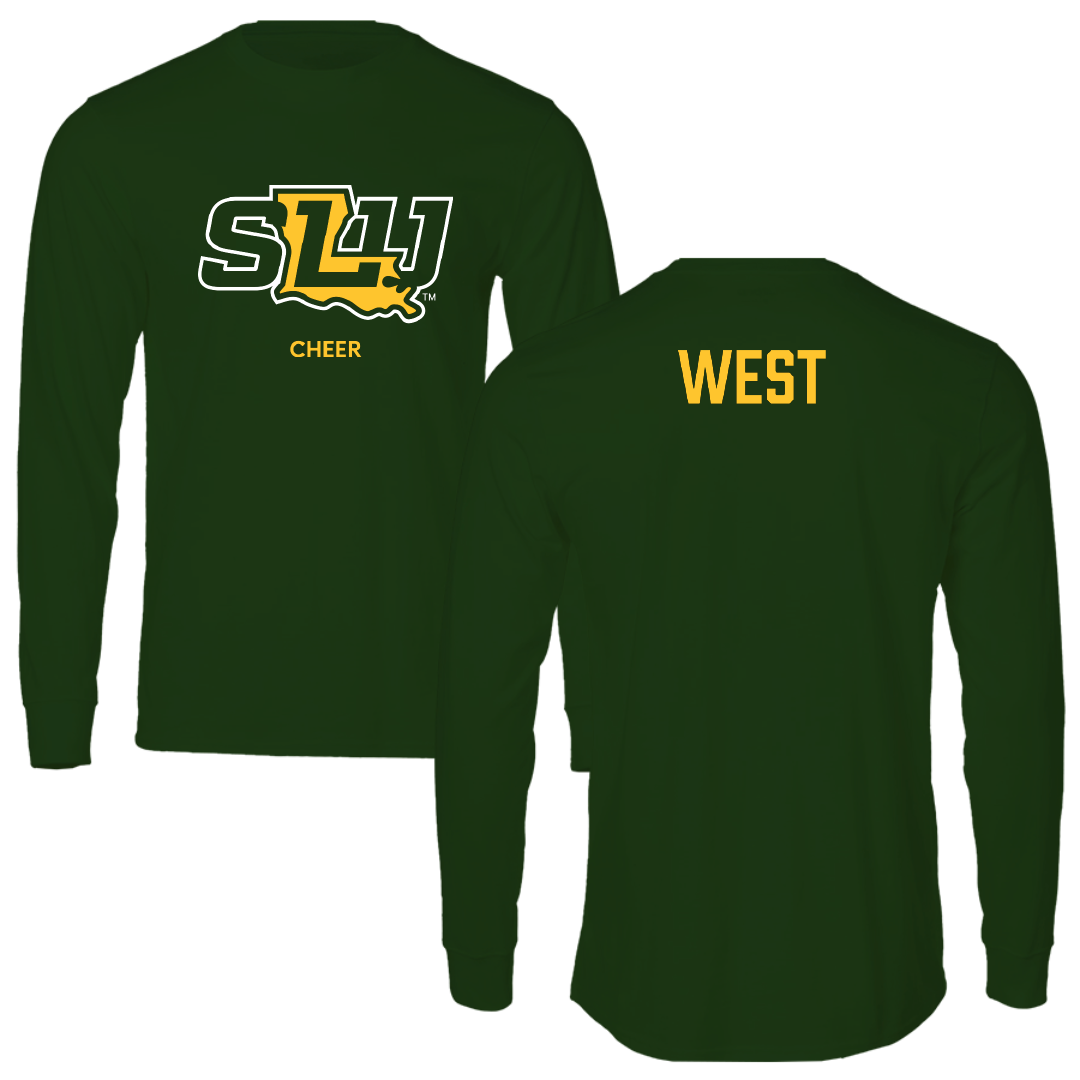 Southeastern Louisiana University Cheer Forest Green Long Sleeve - Taylor West