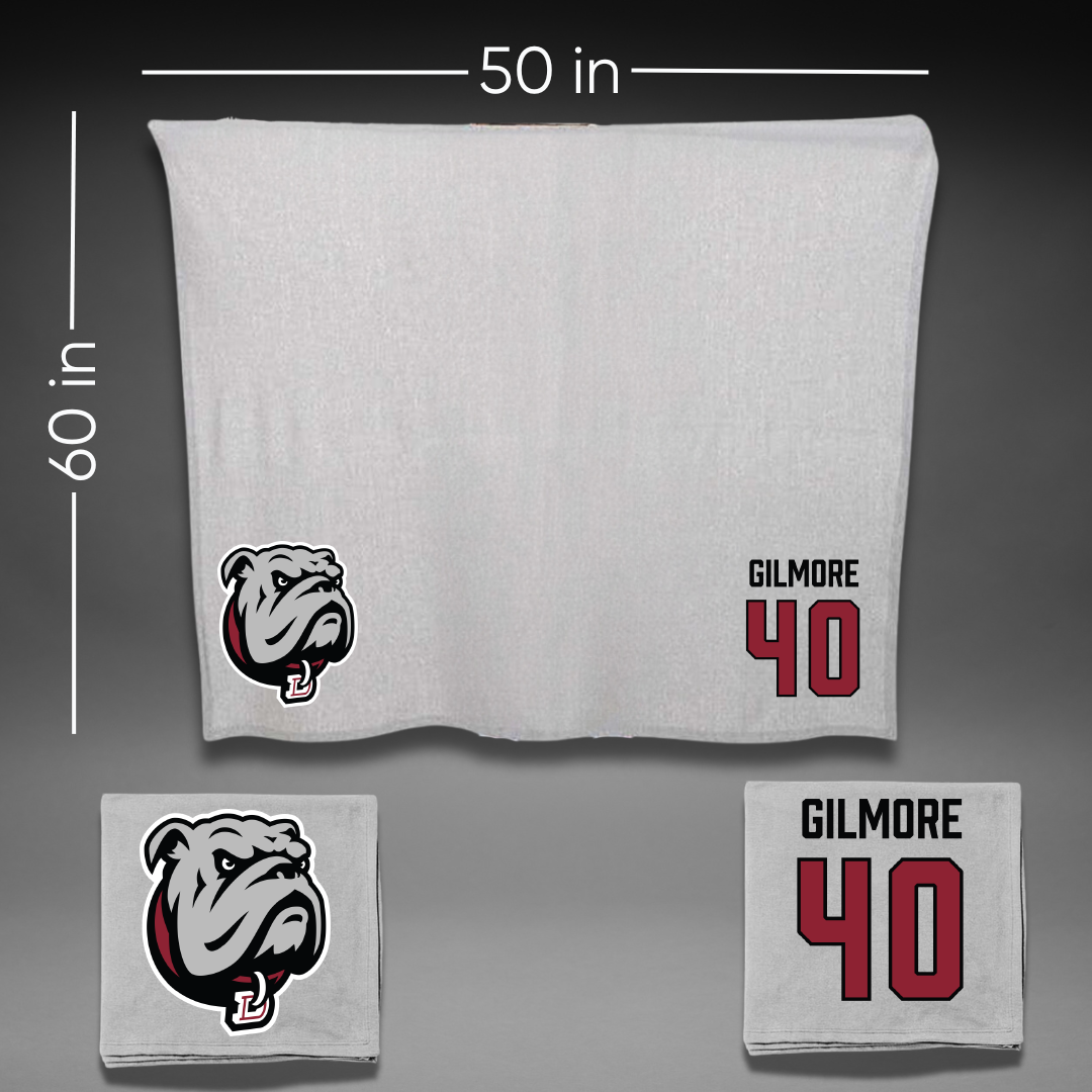Dean College Football Gray Blanket - #40 Nico Gilmore