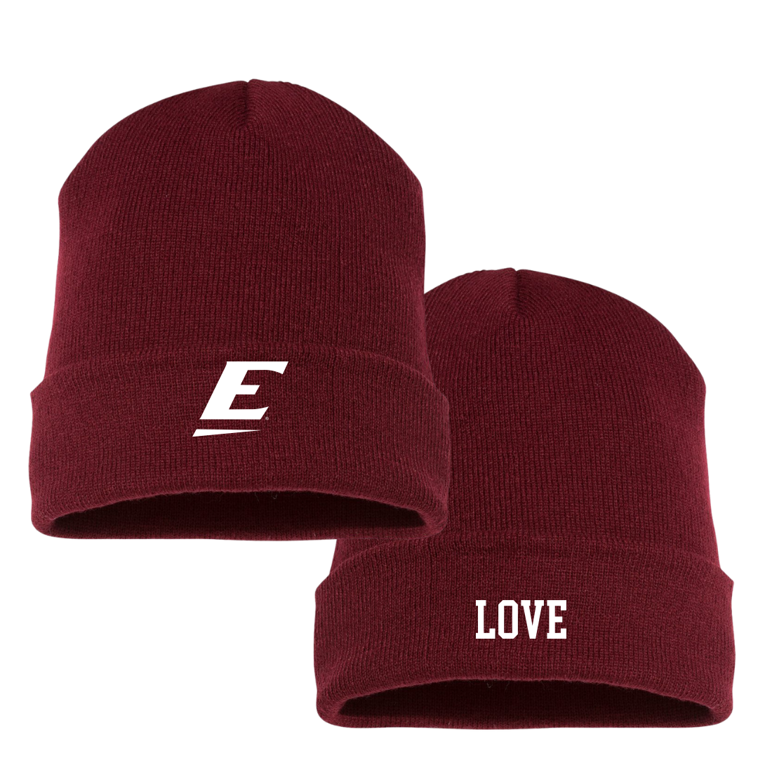 Eastern Kentucky University TF and XC Maroon Beanie - JJ Love