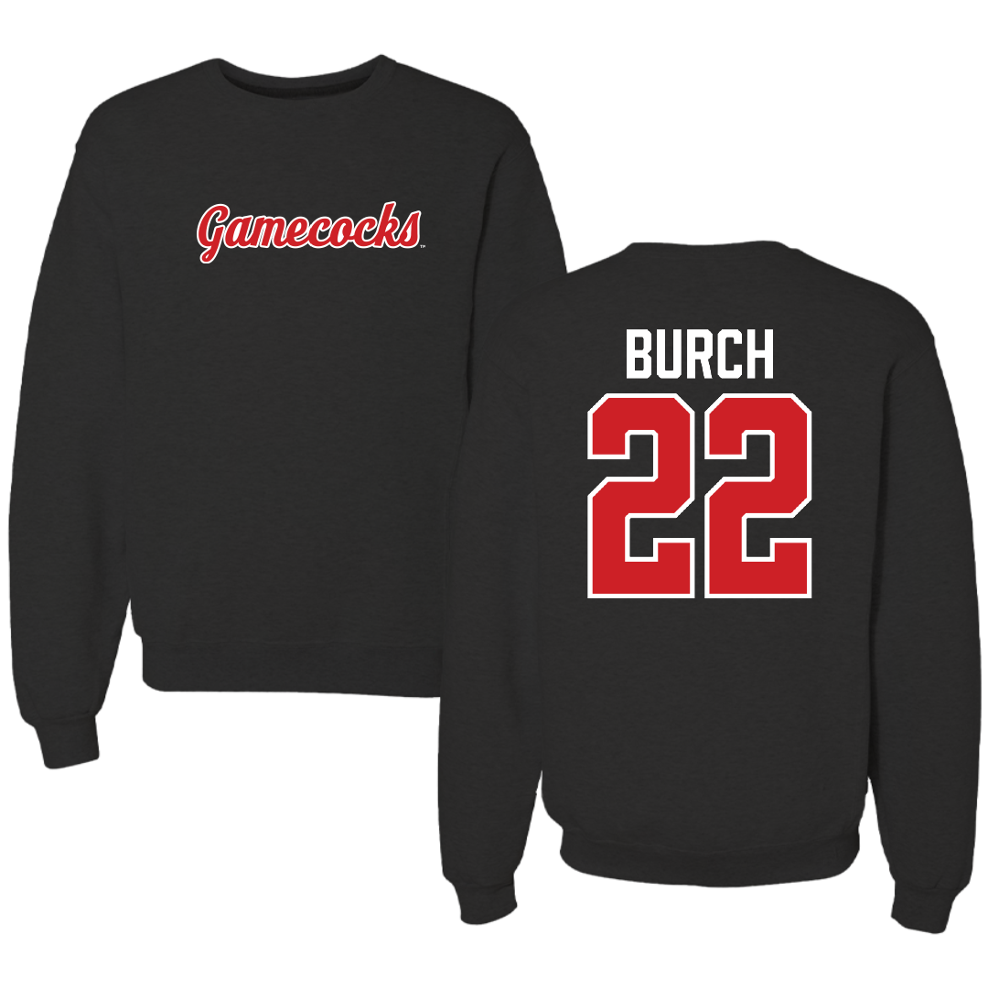 Jacksonville State University Soccer Black Crewneck - #22 Reese Burch