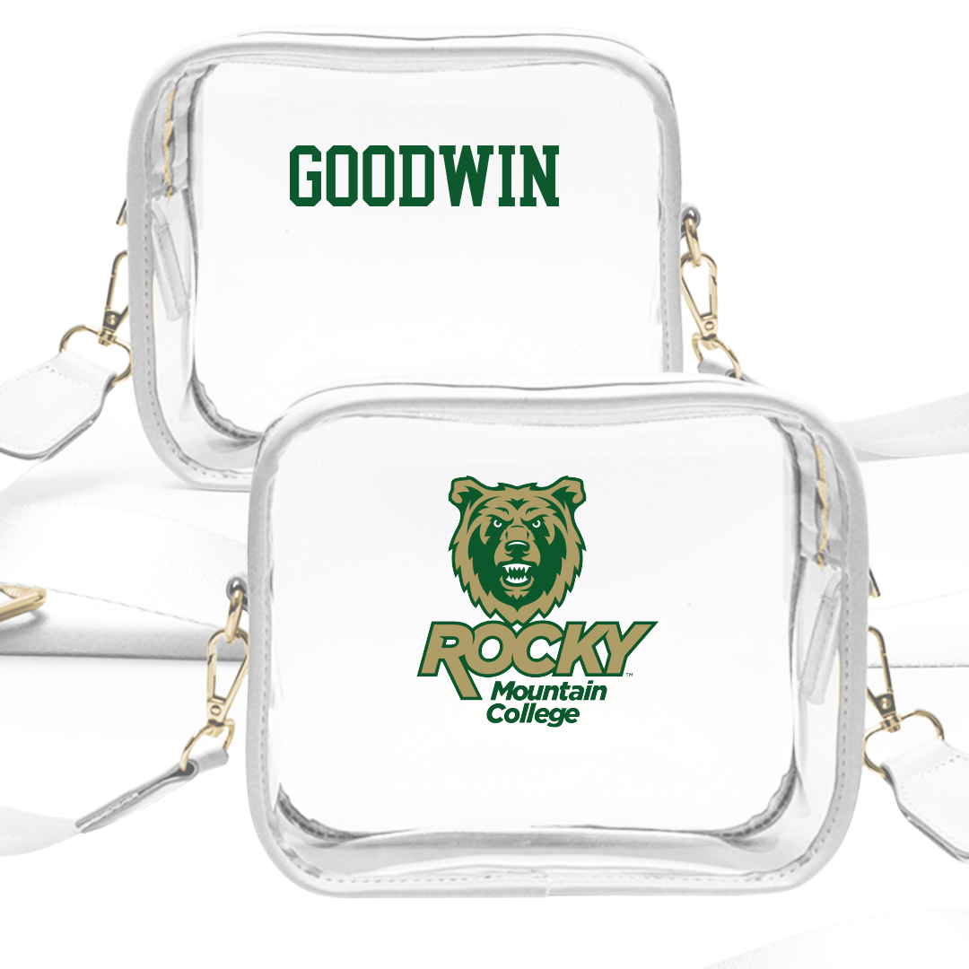 Rocky Mountain College Cheer White Clear Stadium Bag - Kaelani Goodwin