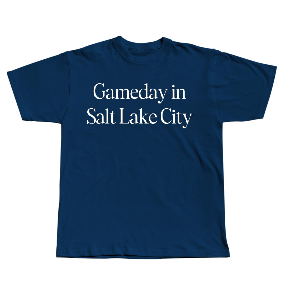 Salt Lake Community College Cheer Blue Gameday Tee - Taylor Williams