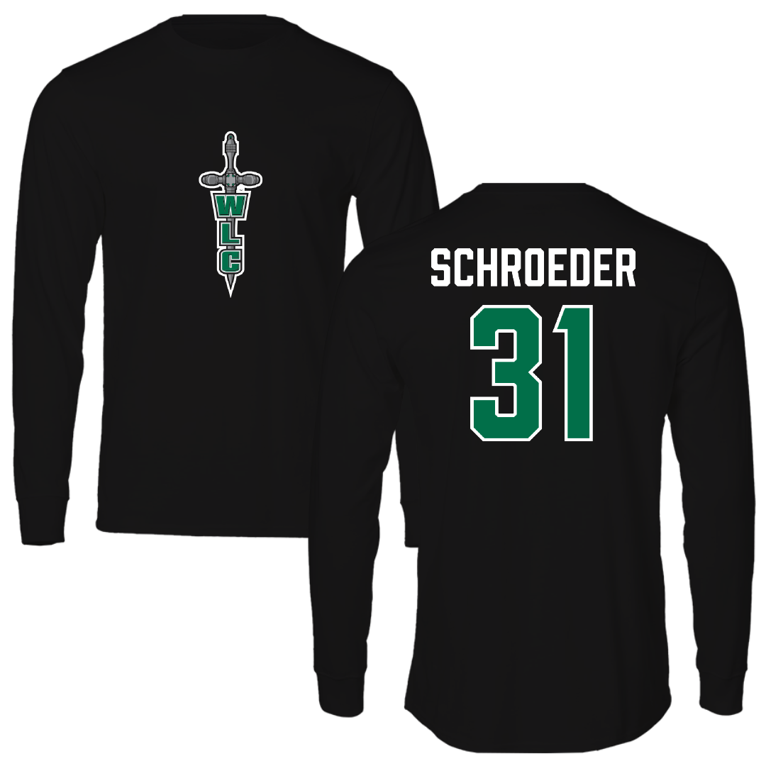 Wisconsin Lutheran College Soccer Black Long Sleeve - #31 Sam Schroeder