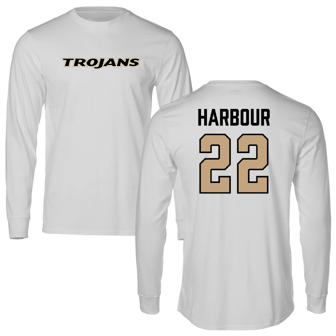 Anderson University (South Carolina) Softball Light Gray Performance Long Sleeve - #22 Bella Harbour