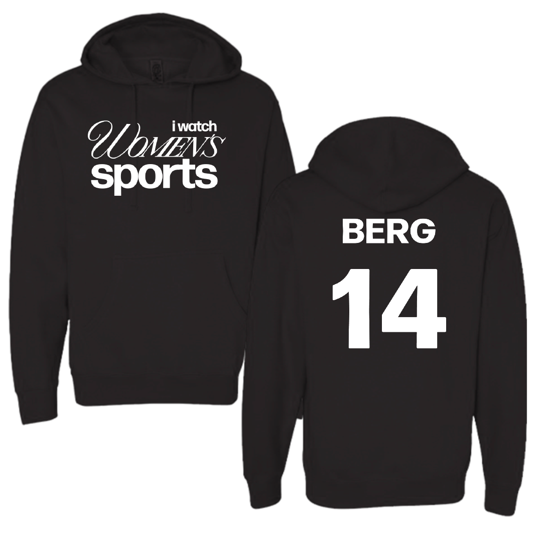 Metropolitan State University of Denver Softball Black WHM Hoodie - #14 Miki Berg