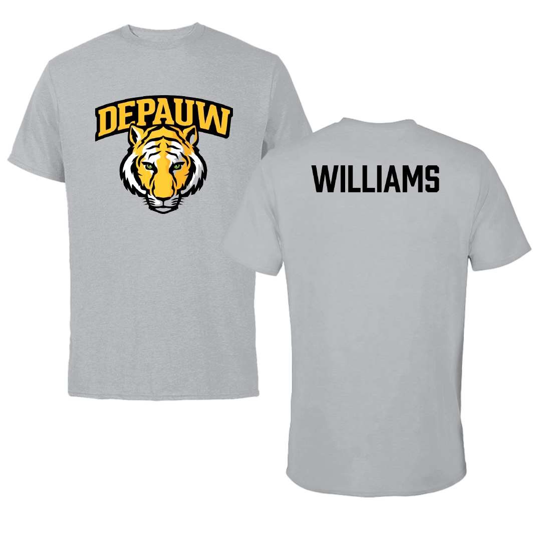 DePauw University Swimming & Diving Sport Gray Tee - Ethan Williams