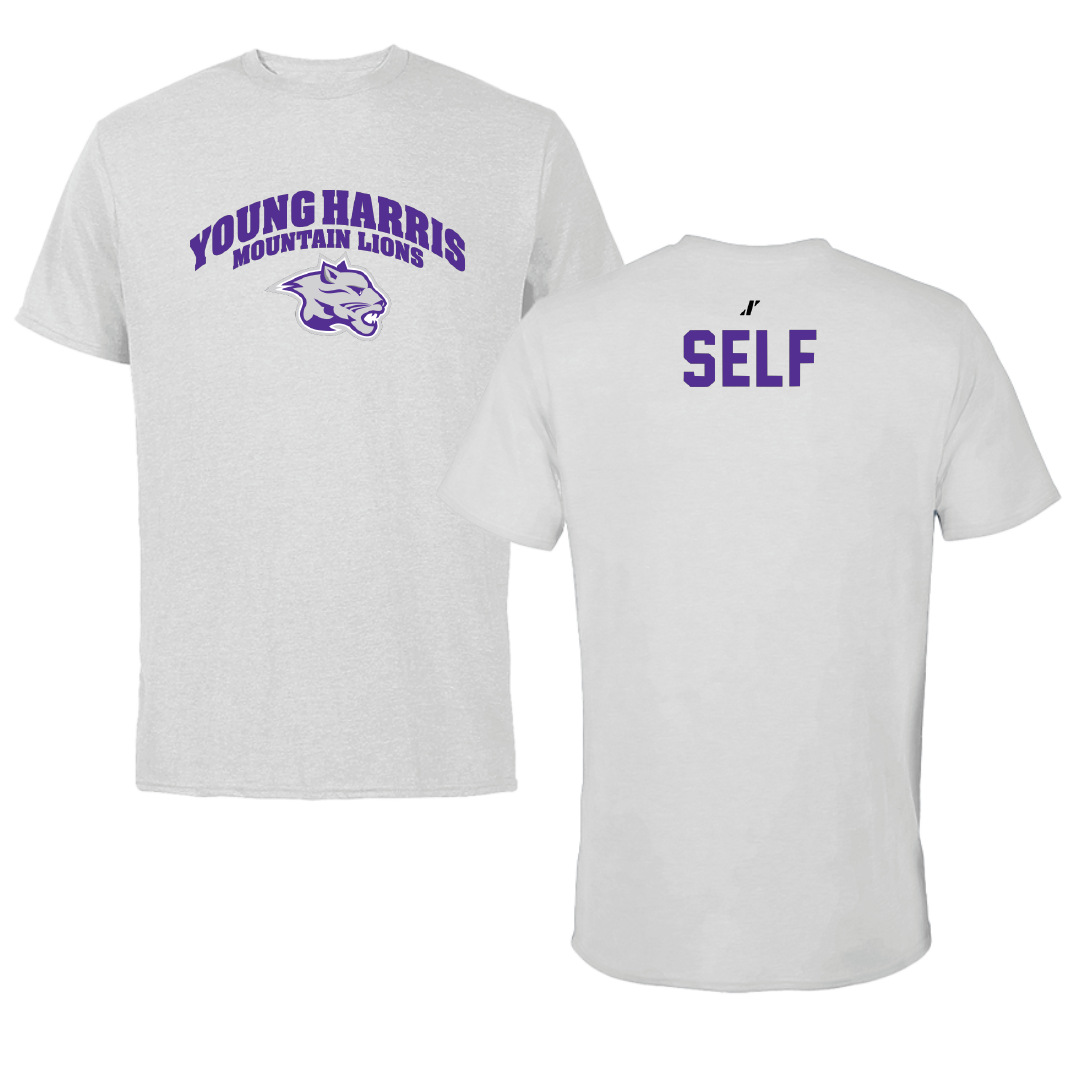 Young Harris College Cheer Light Gray Performance Tee - Abrianna Self