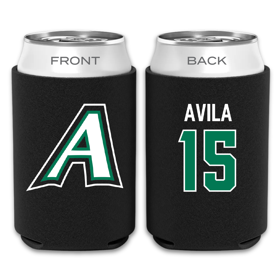 Adams State University Soccer Black Can Cooler - #15 Angel Avila