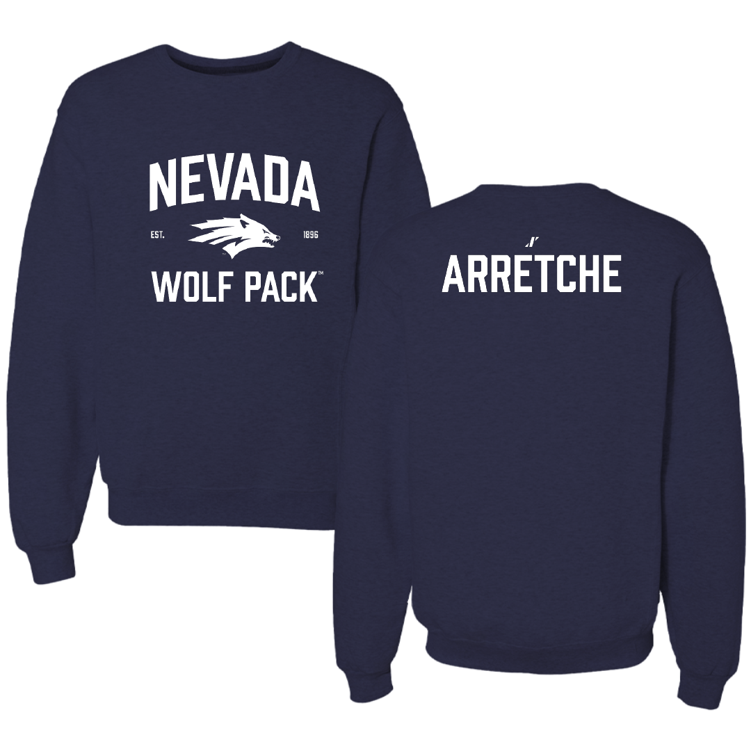 University of Nevada Cheer Navy General Crewneck - Janessa Arretche