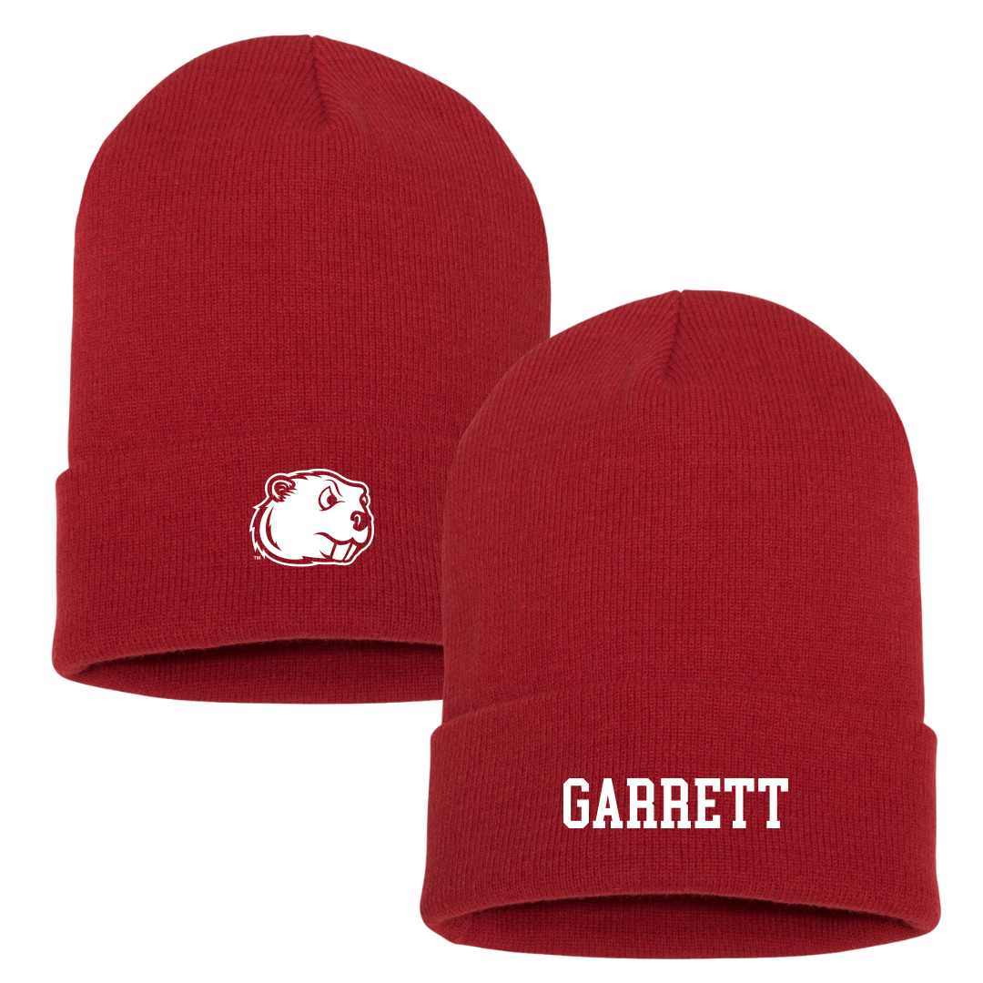 Minot State University Wrestling (W) Red Beanie - Lillian Garrett