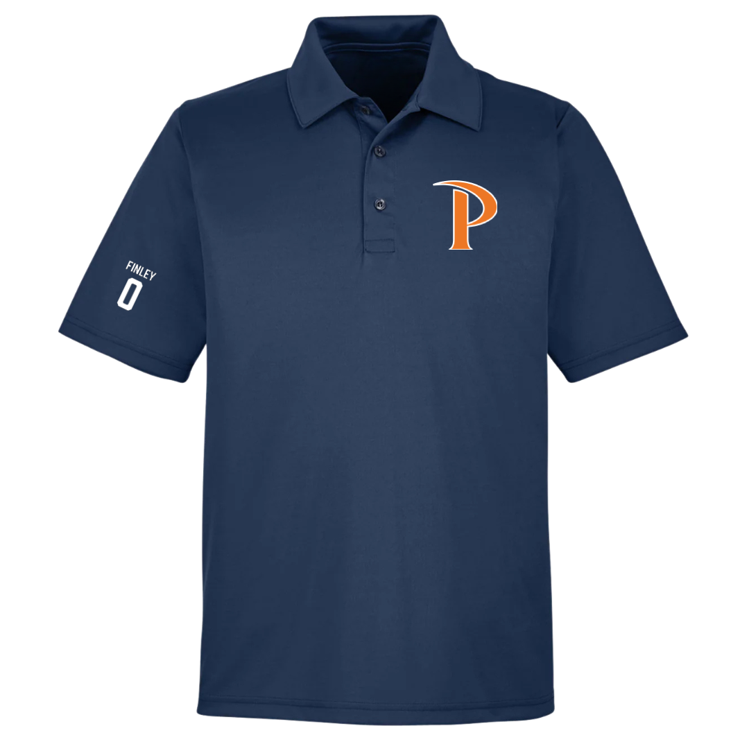 Pepperdine University Basketball (W) Navy Polo - #0 Ivory Finley