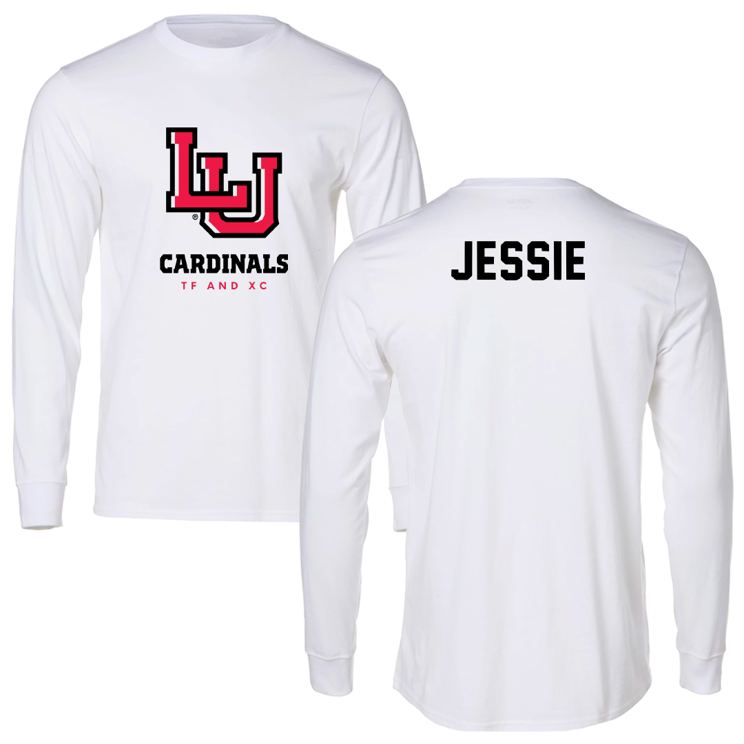 Lamar University TF and XC White Long Sleeve - London Jessie