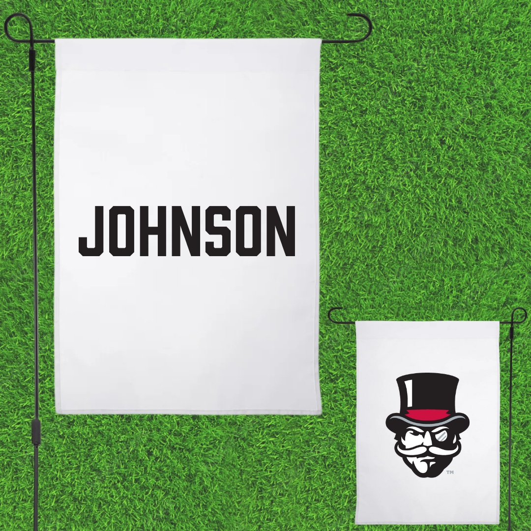 Austin Peay State University Dance White Garden Flag - Bryleigh Johnson