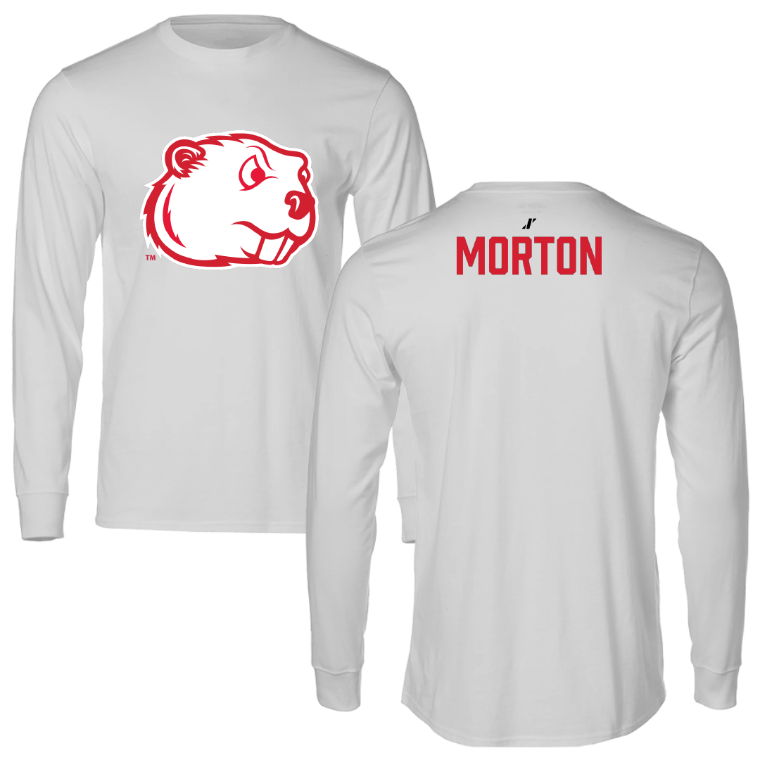 Minot State University Wrestling (M) Light Gray Long Sleeve - Carmine Morton