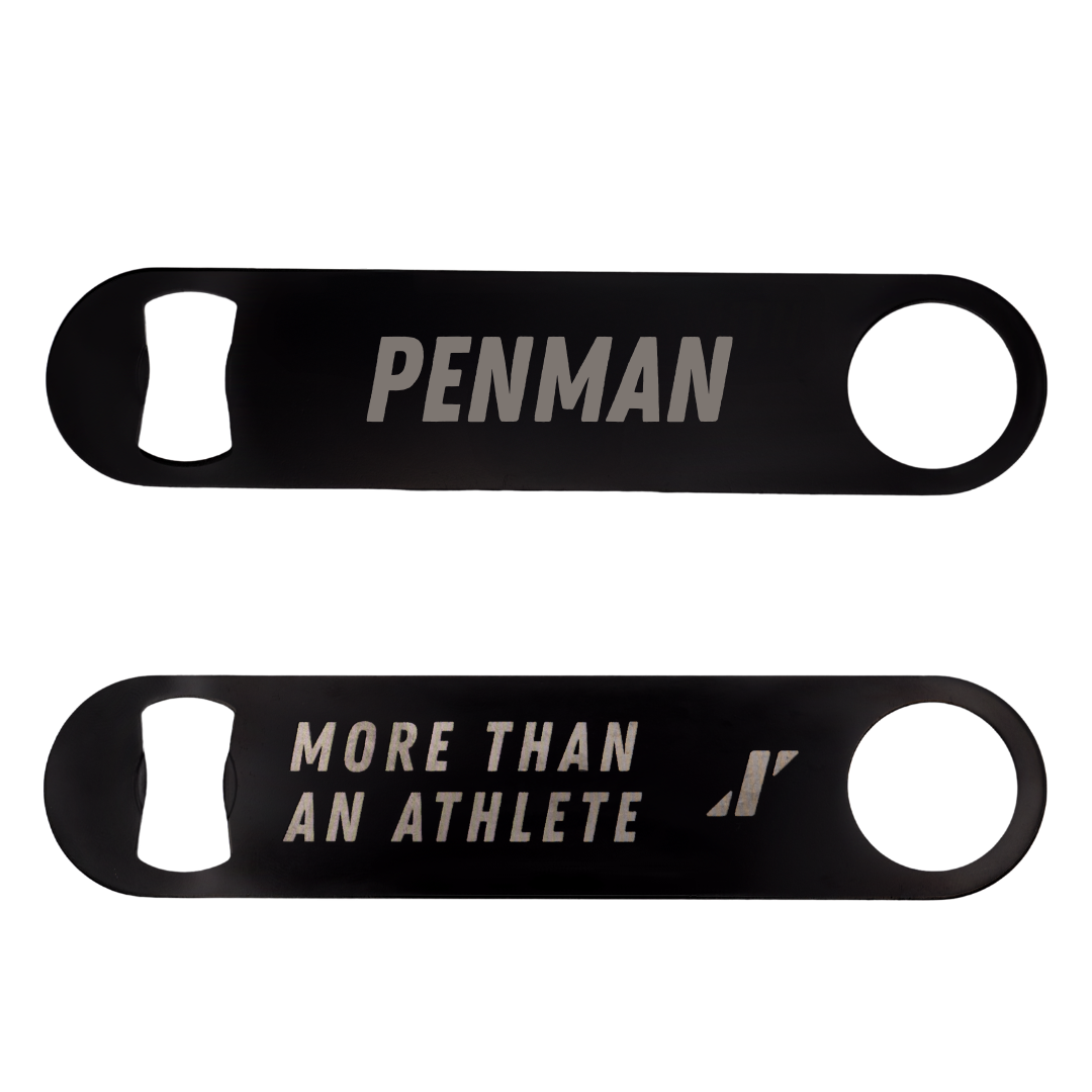 Jacksonville State University Tennis Black Bottle Opener - Charlie Penman