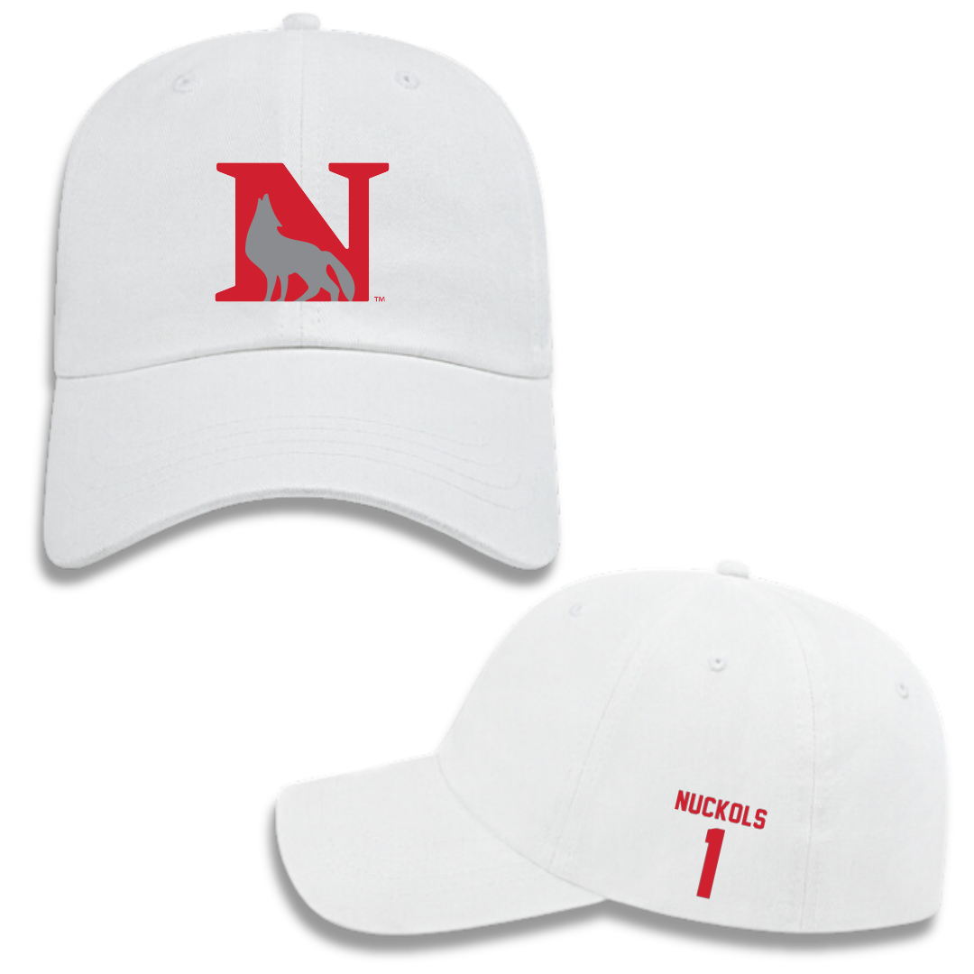 Newberry College Baseball White Hat - #1 Bryson Nuckols