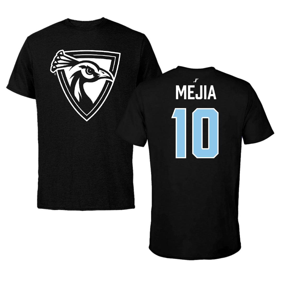 Upper Iowa University Soccer (W) Black Tee - #10 Melanie Mejia