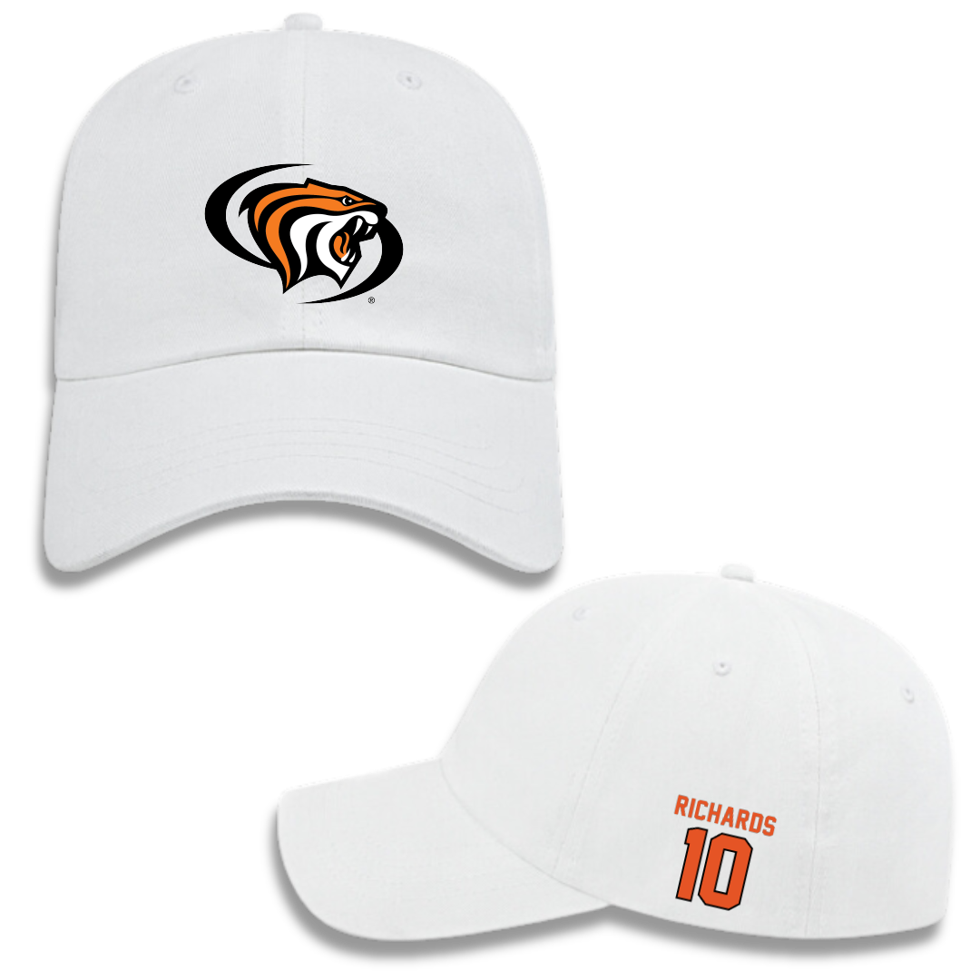 University of the Pacific Baseball White Hat - #10 Peyton Richards